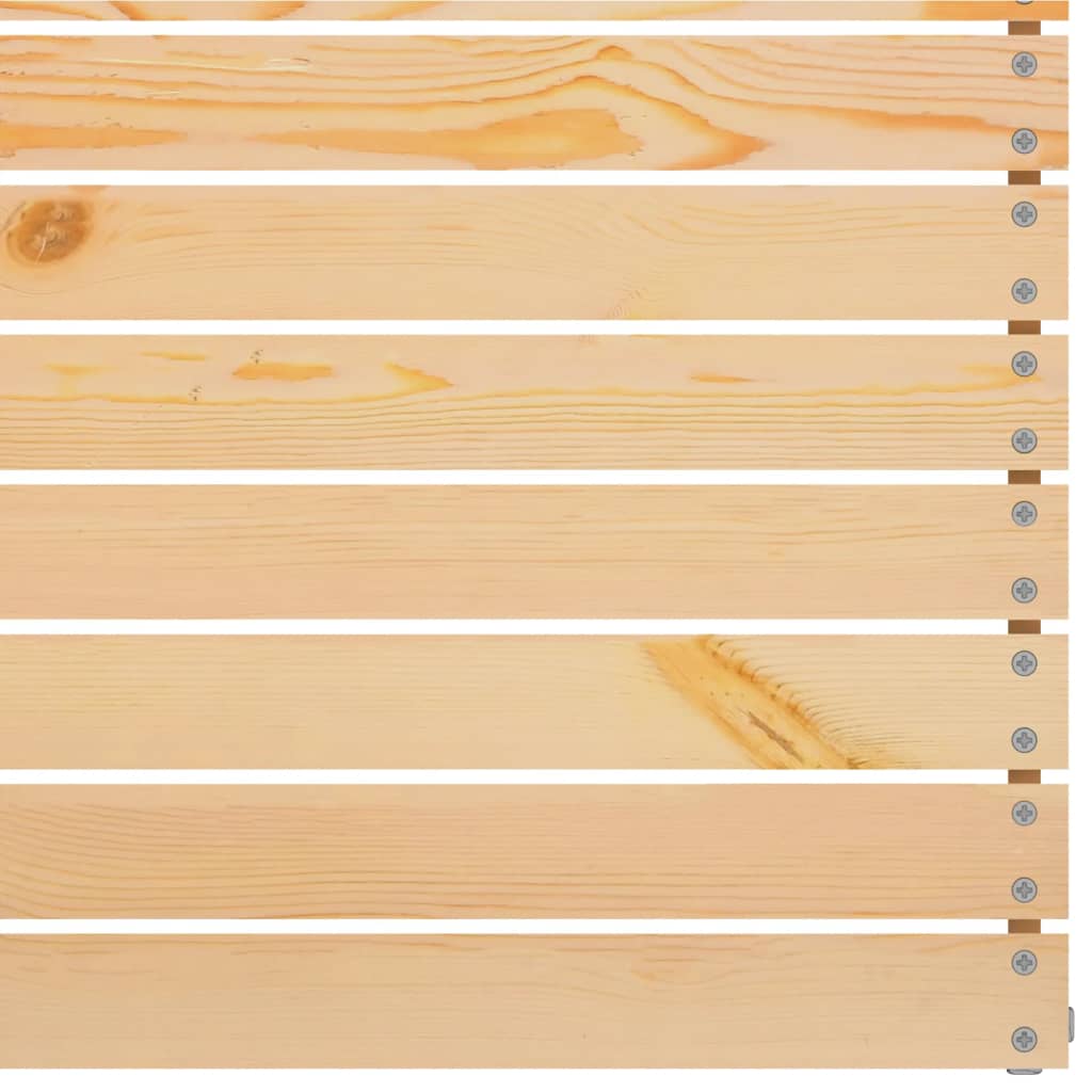 vidaXL 2-Sitzer-Gartensofa Kiefer Massivholz