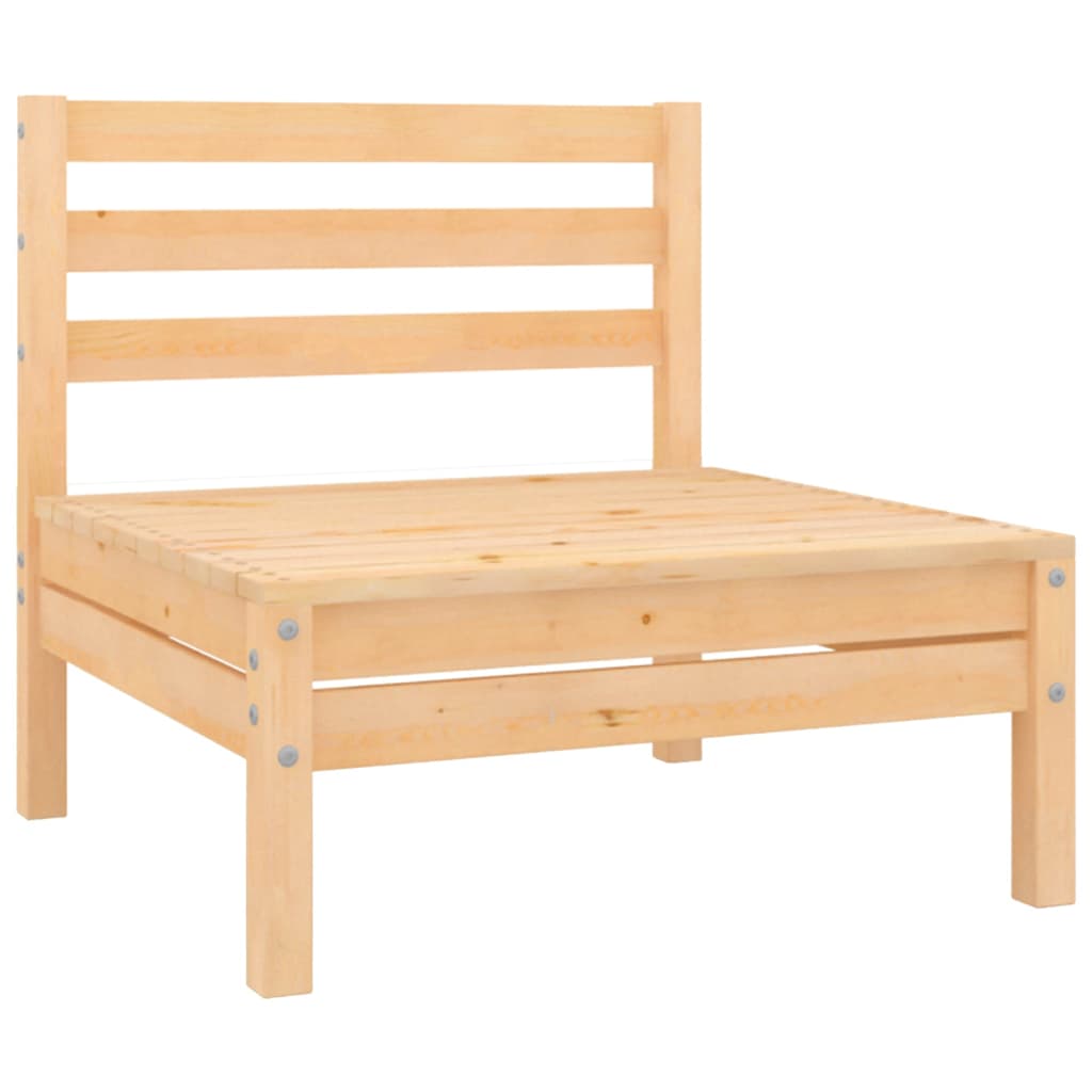5-tlg. Garten-Lounge-Set Massivholz Kiefer