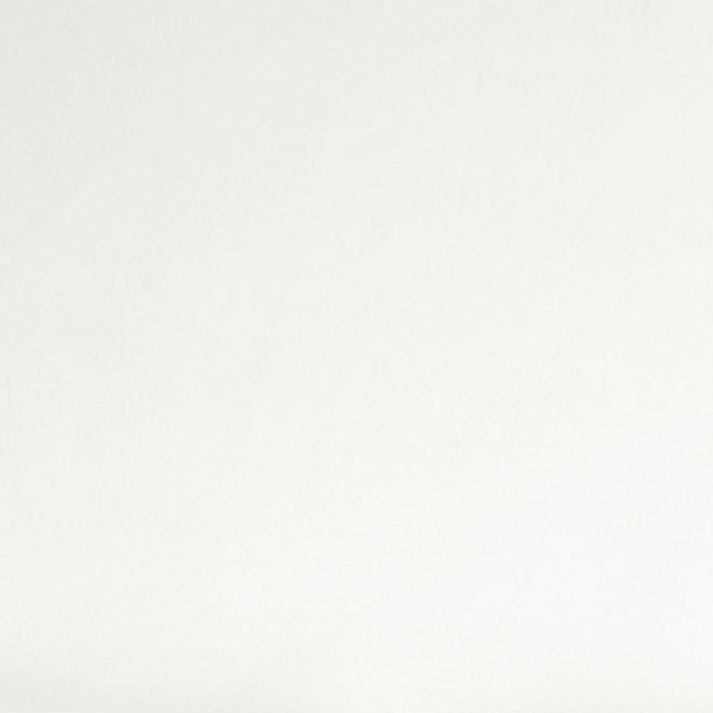 vidaXL Esszimmerstuhl Drehbar Weiß Kunstleder