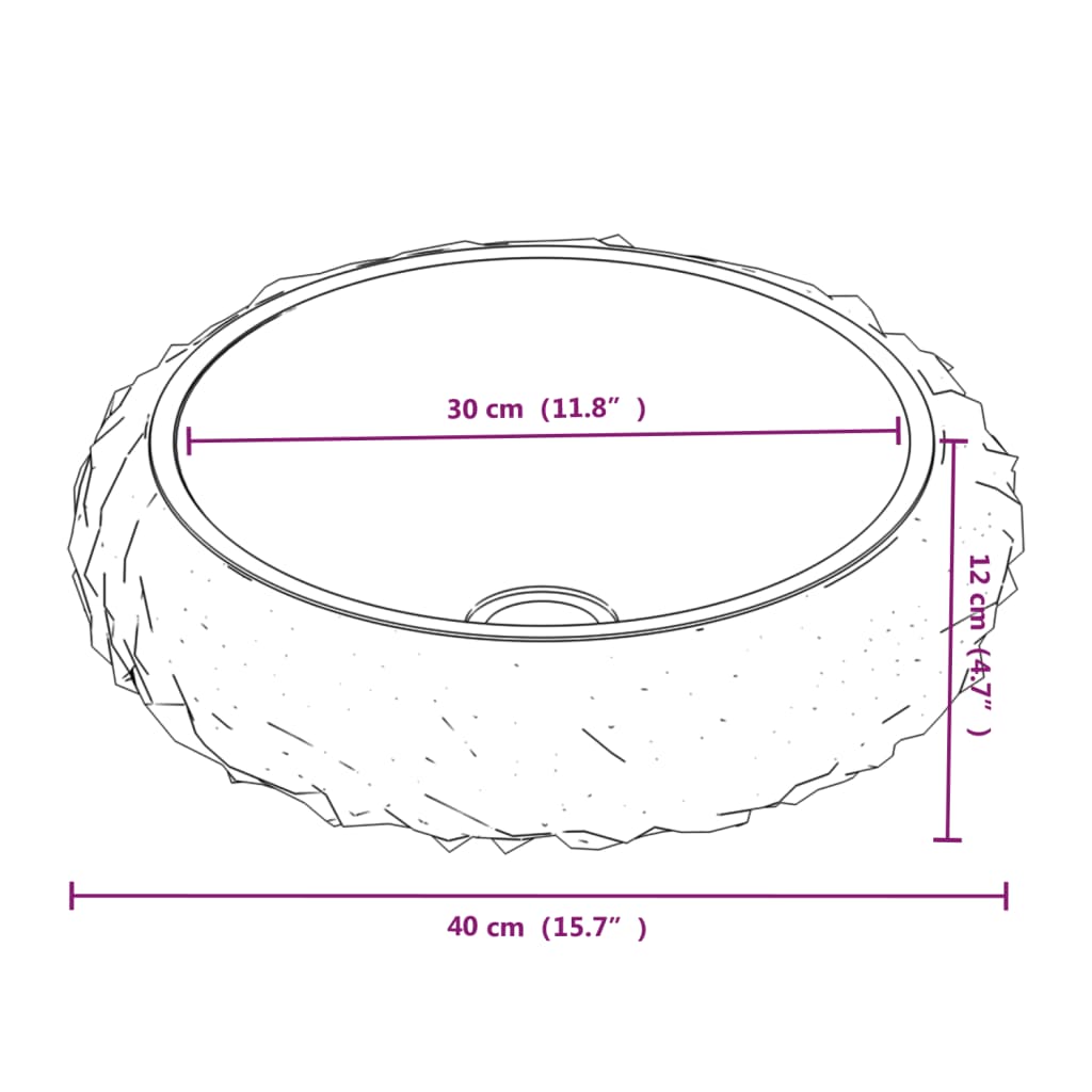 vidaXL Waschtisch mit Schwarzen Marmorbecken Massivholz Teak
