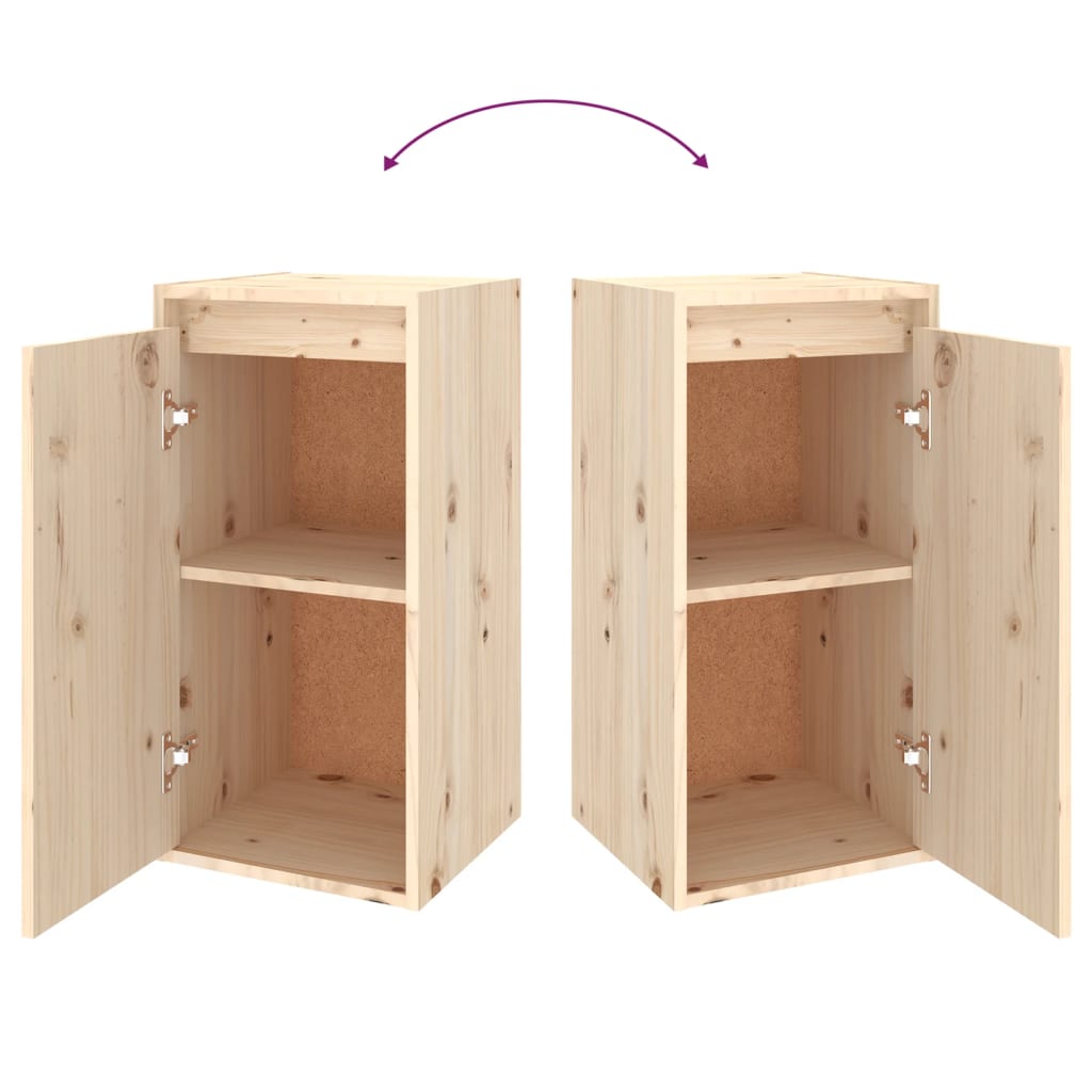 vidaXL TV-Schränke 3 Stk. Massivholz Kiefer