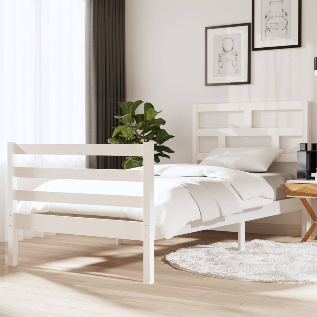 Massivholzbett 75x190 cm