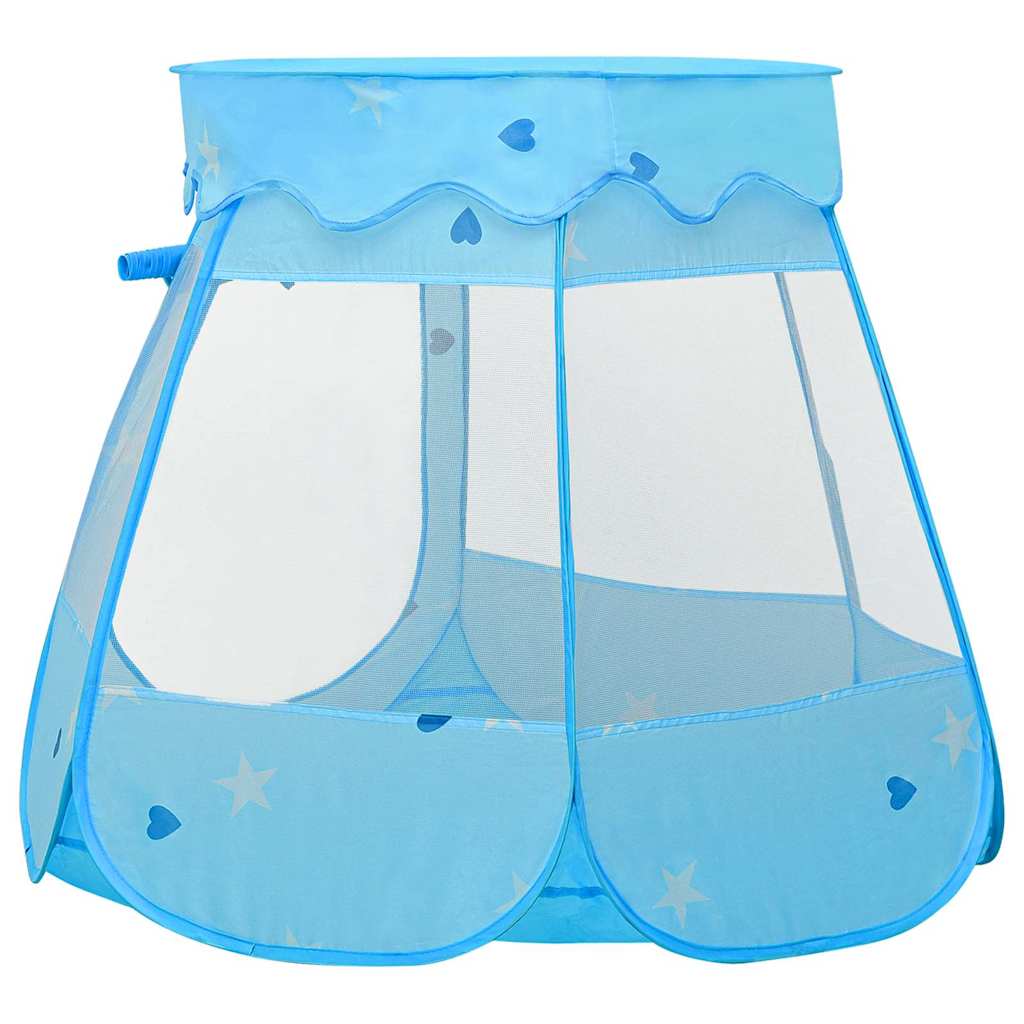 vidaXL Kinder-Spielzelt mit 250 Bällen Blau 102x102x82 cm