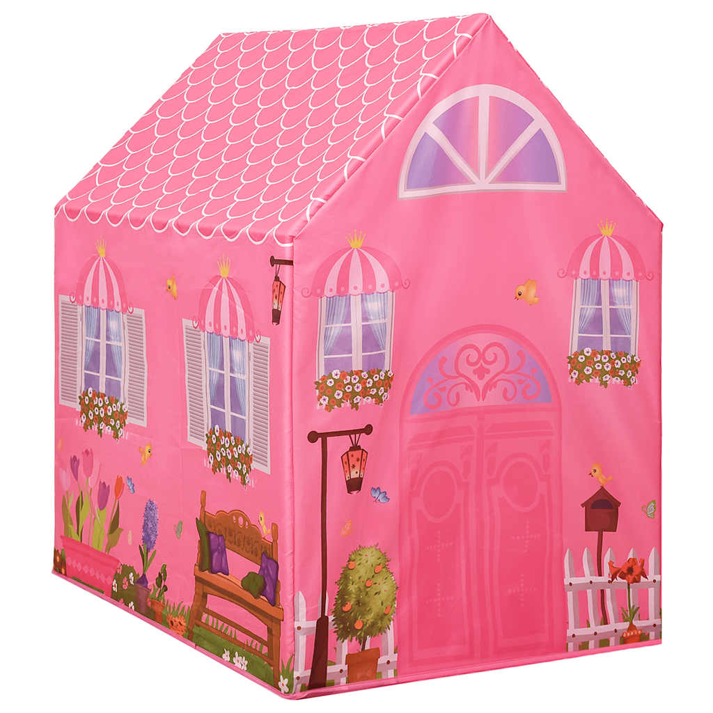 vidaXL Kinder-Spielzelt mit 250 Bällen Rosa 69x94x104 cm