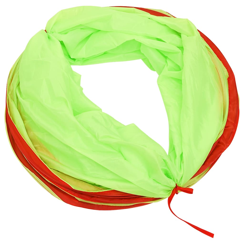 vidaXL Spieltunnel mit 250 Bällen Grün 175 cm Polyester