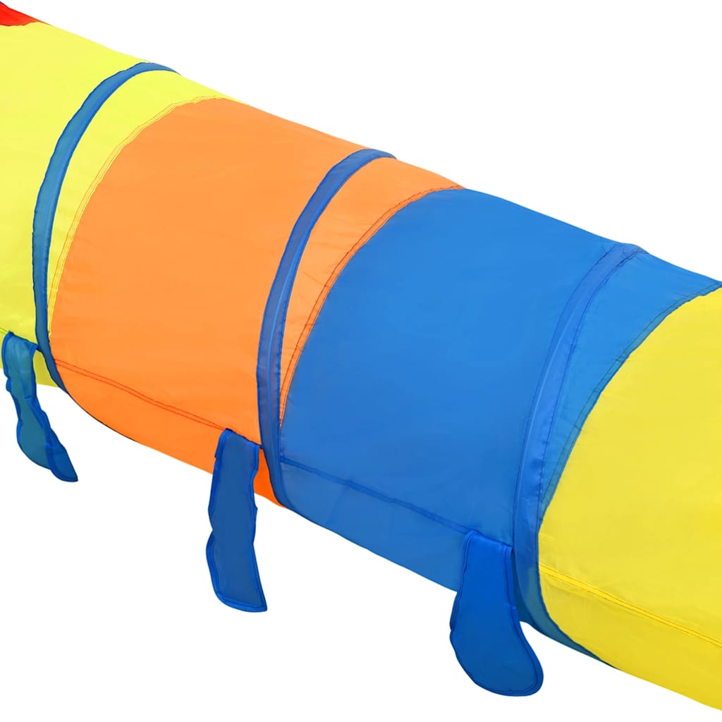 vidaXL Spieltunnel mit 250 Bällen Mehrfarbig 245 cm Polyester