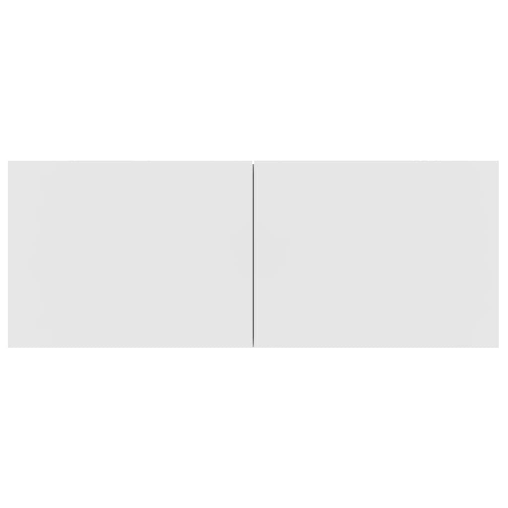 vidaXL TV-Wandschrank Weiß Holzwerkstoff