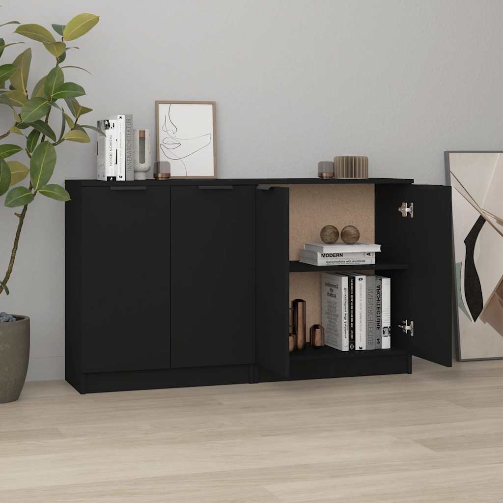 Sideboards 2 Stk. Weiß 60x30x70 cm Holzwerkstoff