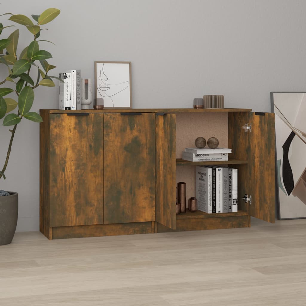 Sideboards 2 Stk. Weiß 60x30x70 cm Holzwerkstoff