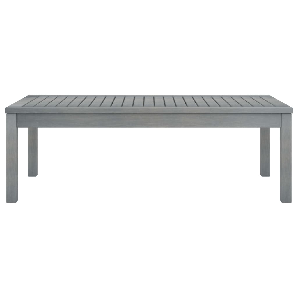 4-tlg. Garten-Lounge-Set mit Auflagen Massivholz Akazie