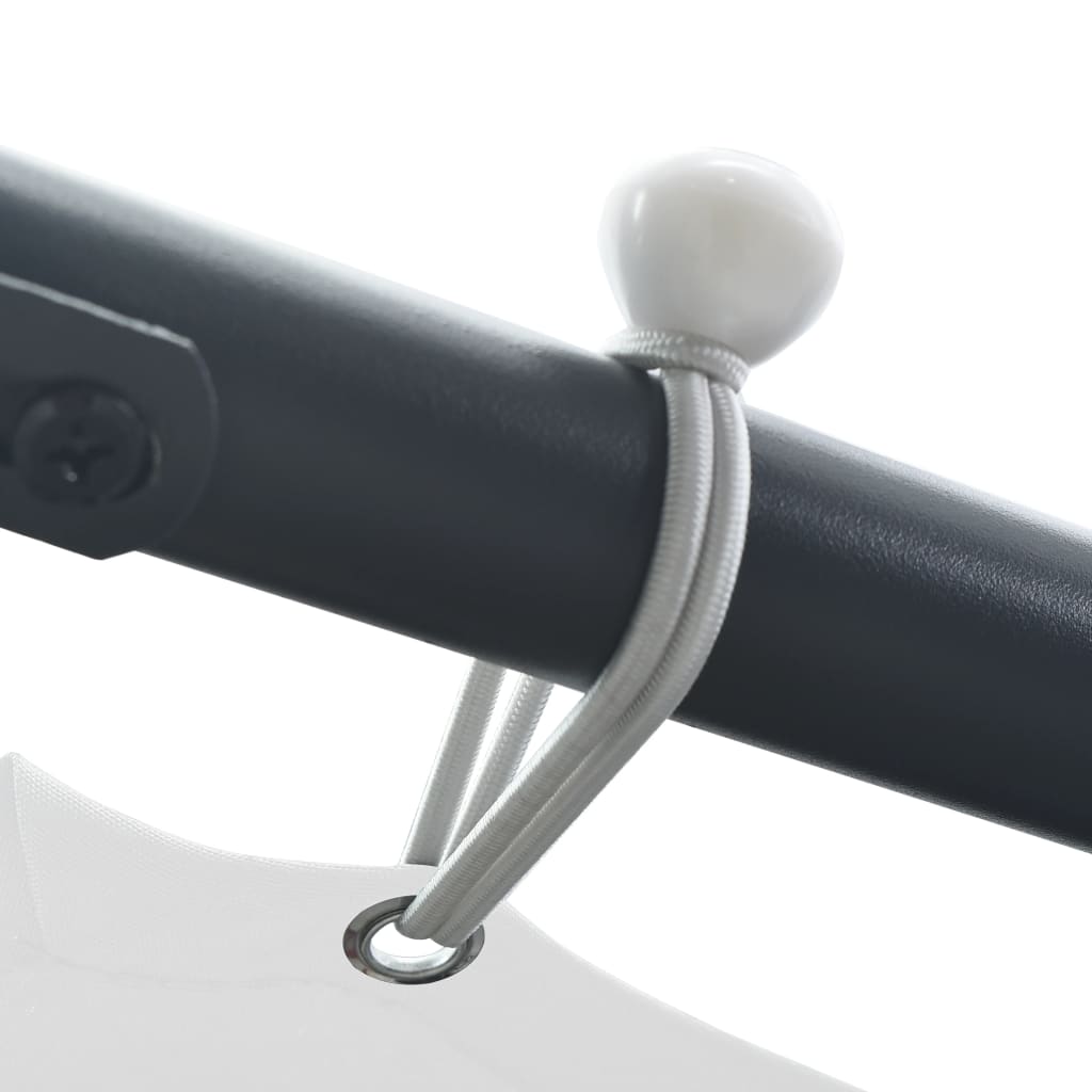 vidaXL Pavillon 3x3x2,6 m Weiß 180 g/m²