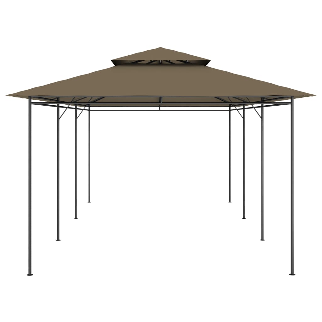 vidaXL Pavillon 600x298x270 cm Taupe 180 g/m²