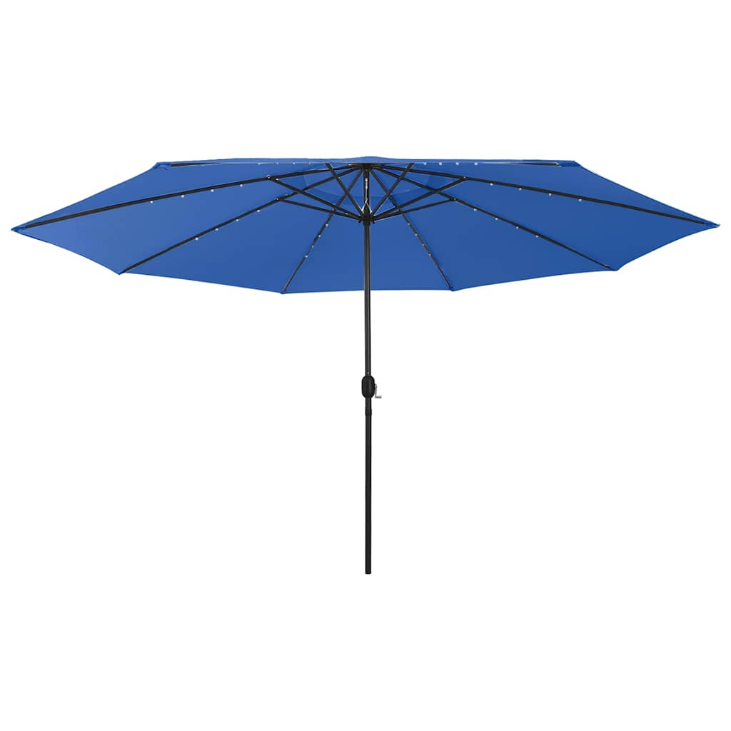Sonnenschirm mit LED-Beleuchtung 400 cm Sandweiß