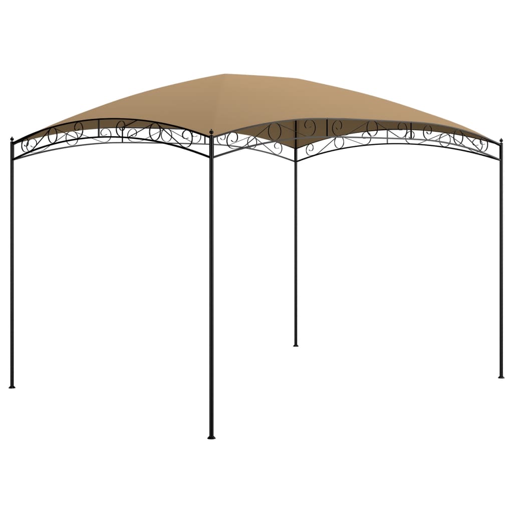 vidaXL Pavillon 3x3x2,65 m Creme 180 g/m²