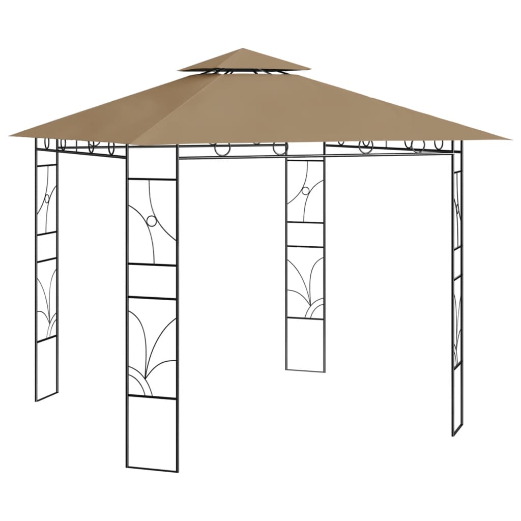 Pavillon 3x3x2,7 m Creme 160 g/m²