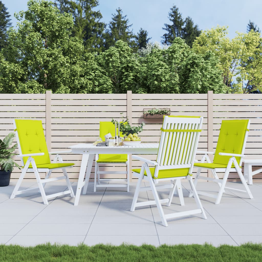 Gartenstuhlauflagen für Hochlehner 6 Stk. Anthrazit 120x50x3 cm