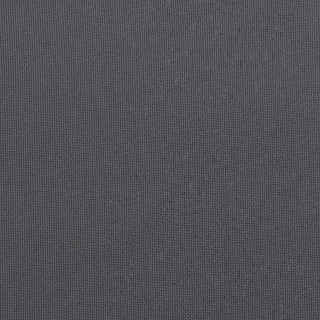 vidaXL Liegestuhl-Auflage Anthrazit (75+105)x50x4 cm