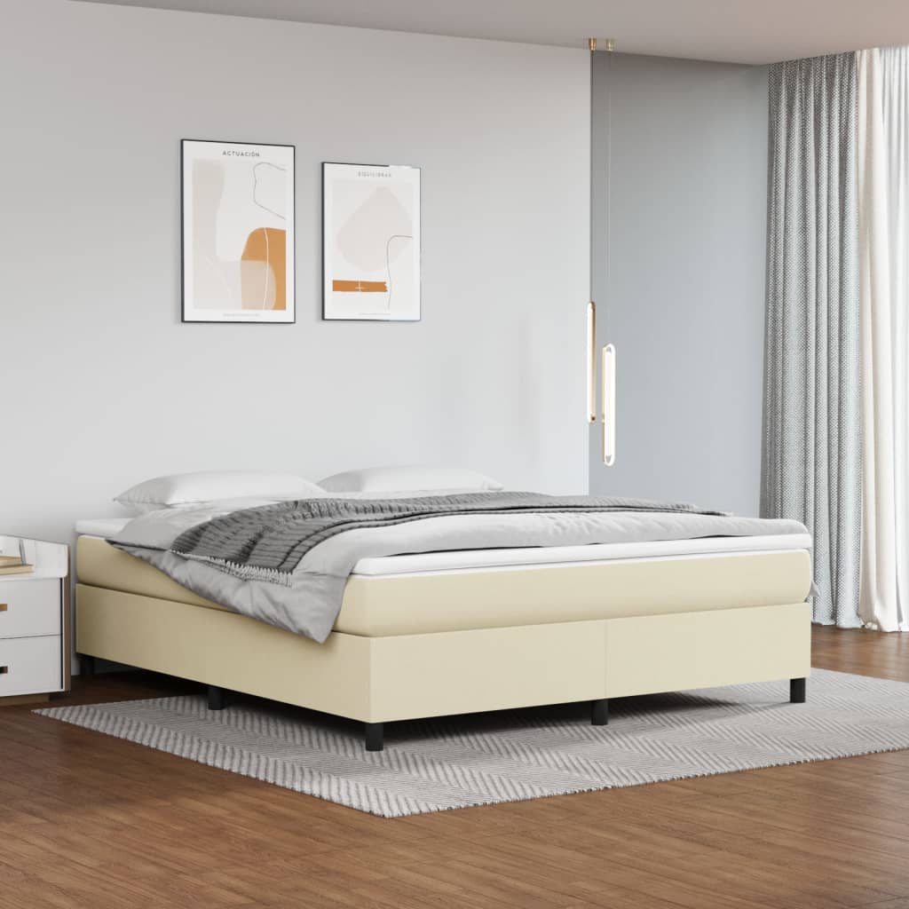Boxspringbett mit Matratze Schwarz 80x200 cm Kunstleder