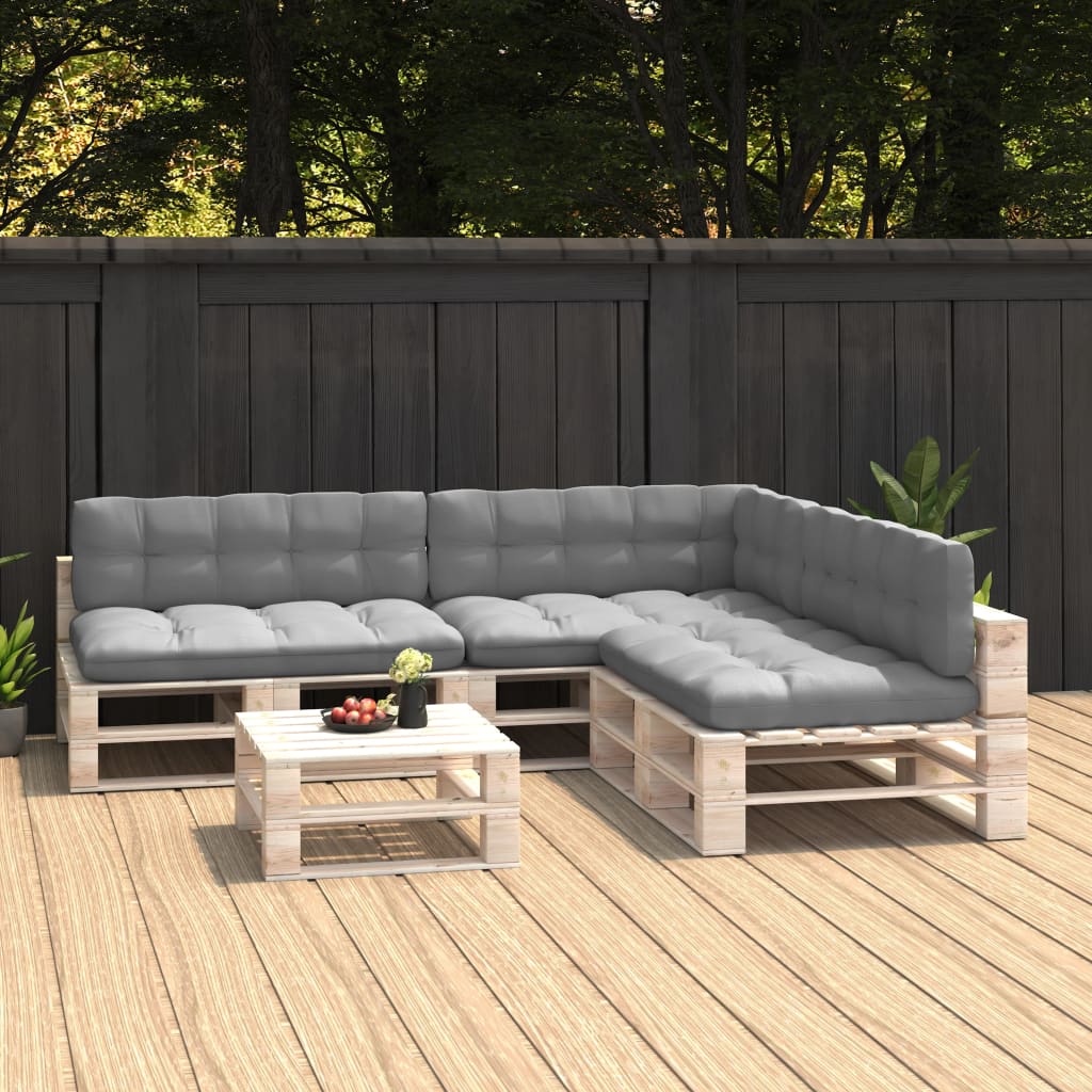 Palettensofa-Auflagen 7 Stk. Anthrazit