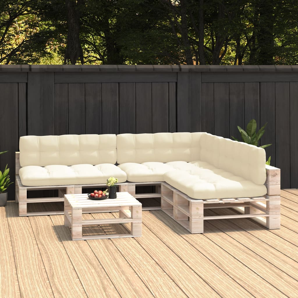 Palettensofa-Auflagen 7 Stk. Anthrazit
