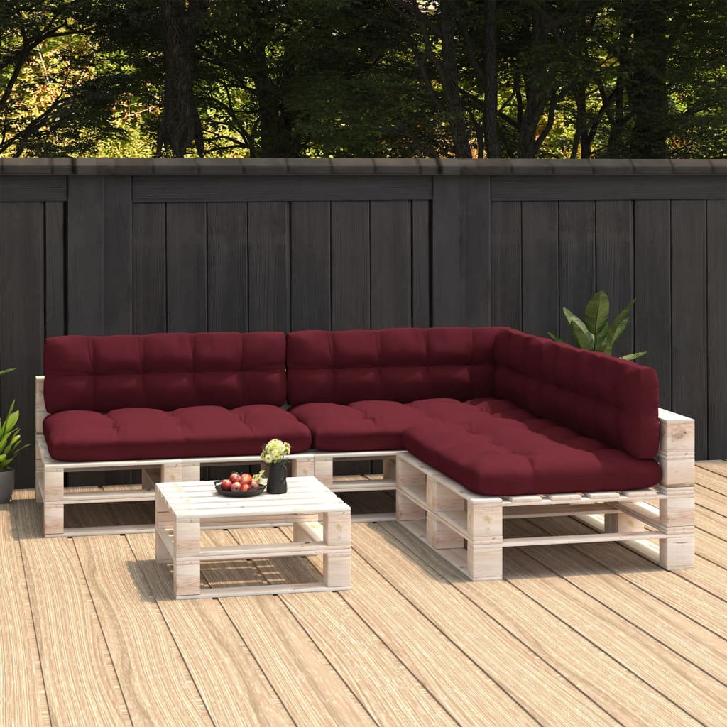 Palettensofa-Auflagen 7 Stk. Anthrazit