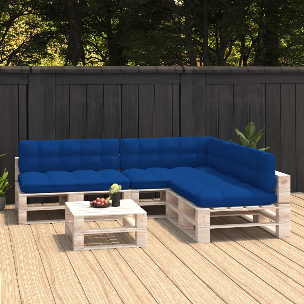 Palettensofa-Auflagen 7 Stk. Anthrazit