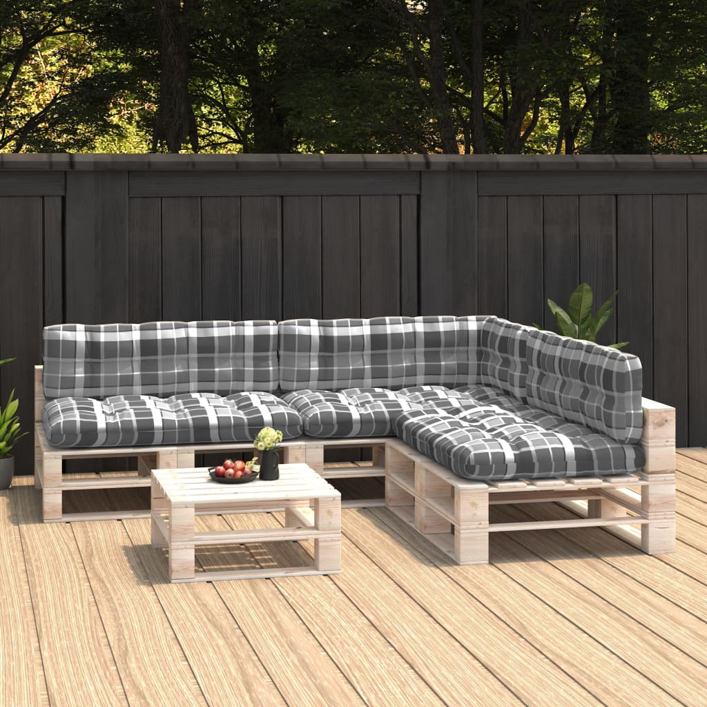 Palettensofa-Auflagen 7 Stk. Anthrazit