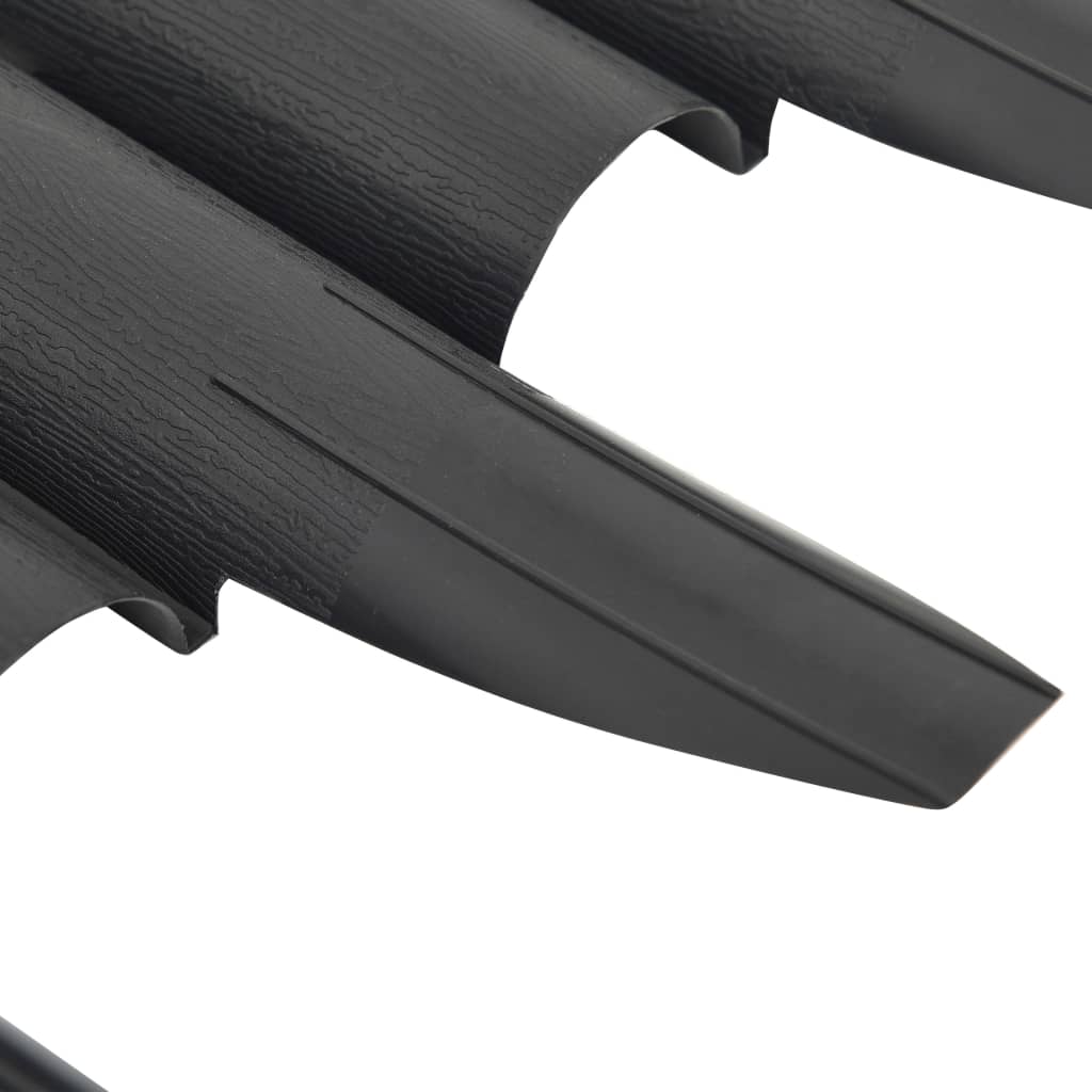 vidaXL Rasenkanten 36 Stk. Anthrazit 10 m PP