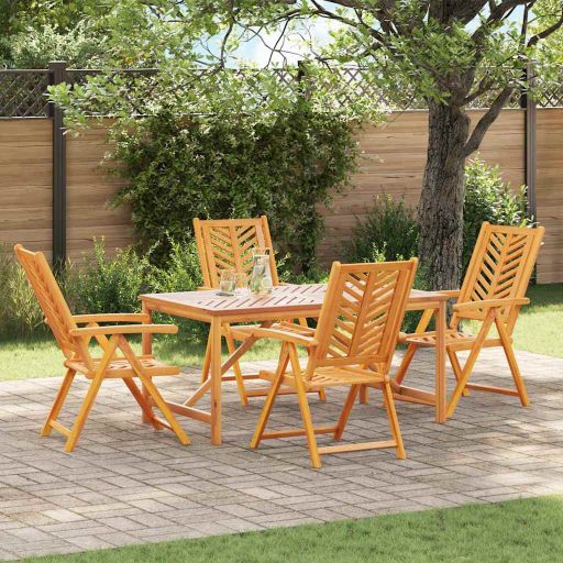 vidaXL Garten Essgruppe 3 pcs Braun Massivholz Akazie