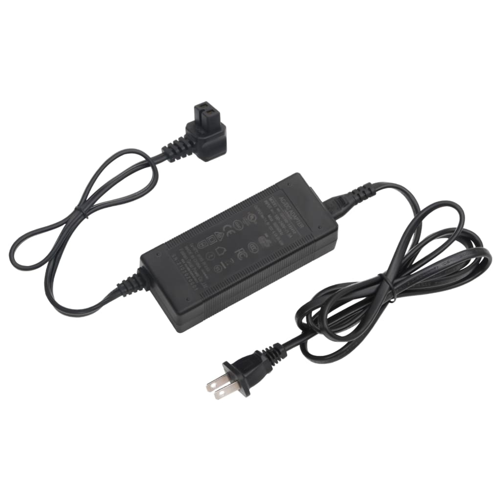 vidaXL Kühlbox mit Rollen und Adapter Schwarz & Grau 36 L PP & PE