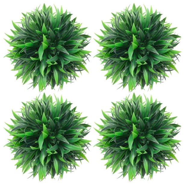 vidaXL Künstliche Buchsbaumkugeln 4 Stk. 15 cm