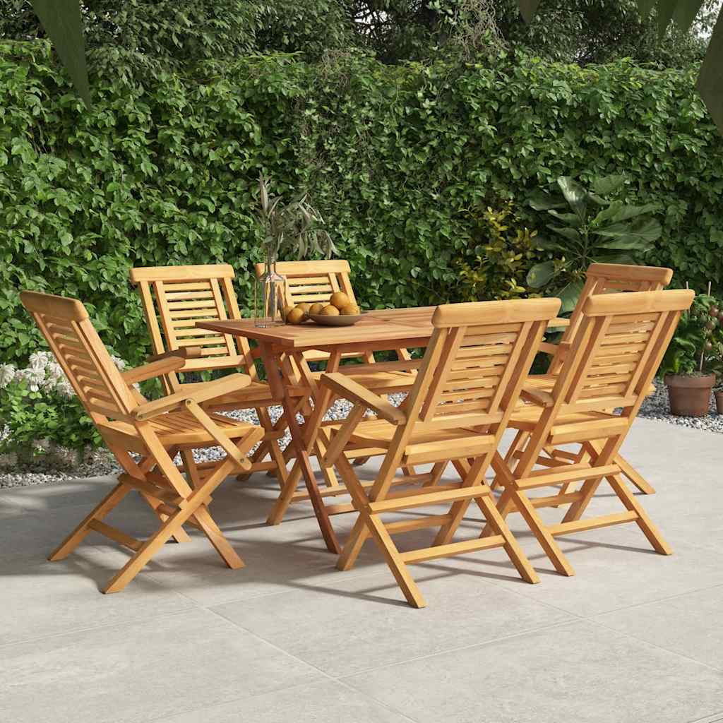 Gartenstühle 4 Stk. Klappbar 47x63x90 cm Massivholz Teak