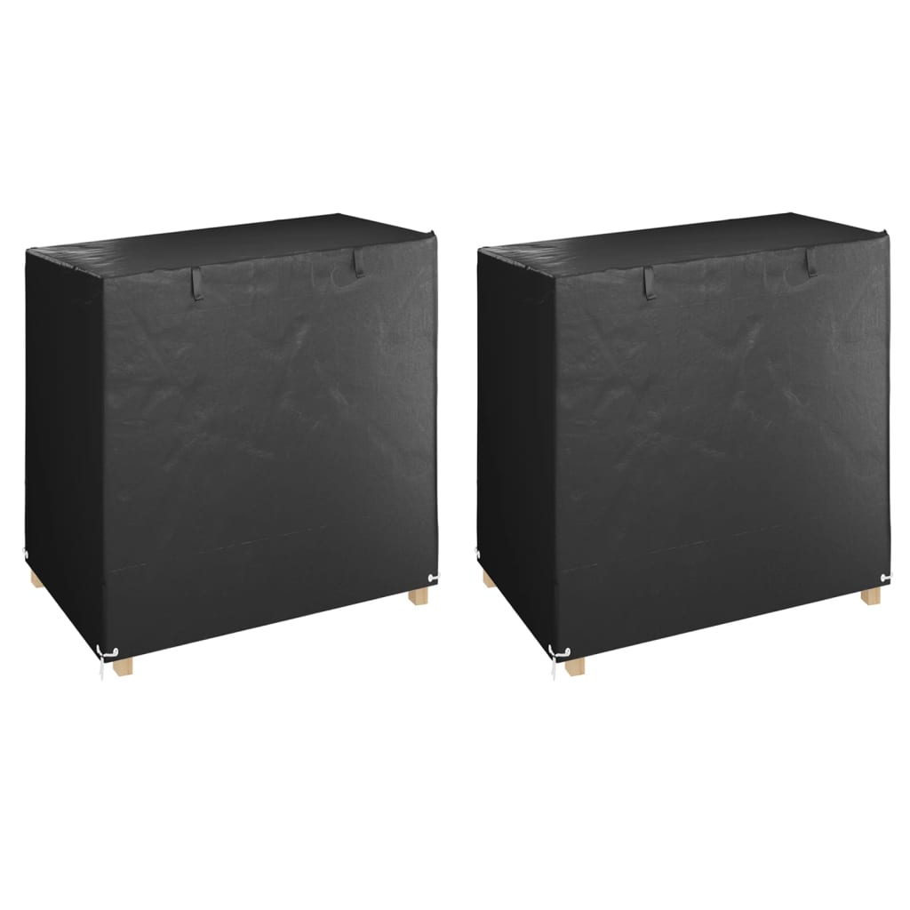 vidaXL Hollywoodschaukel-Abdeckungen 2 Stk. 10 Ösen 255x145x170 cm