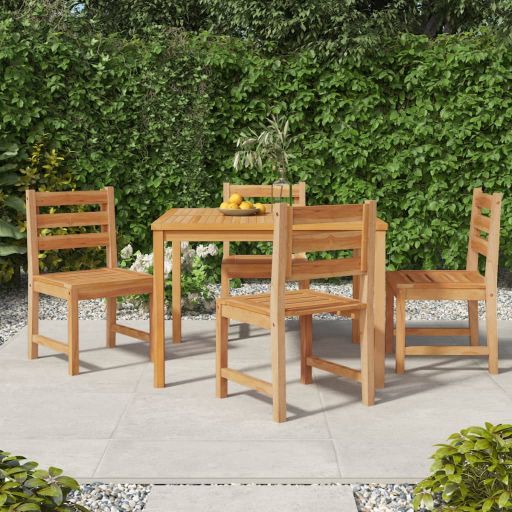 3-tlg. Garten-Essgruppe Massivholz Teak
