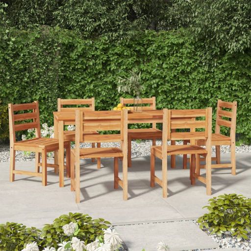 5-tlg. Garten-Essgruppe Massivholz Teak