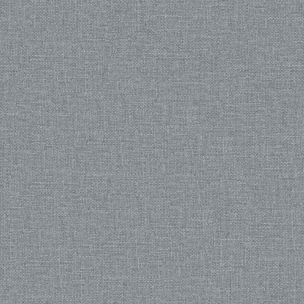 vidaXL Schlafsofa in L-Form Hellgrau 275x140x70 cm Stoff