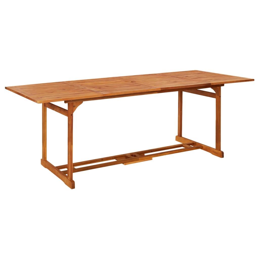 Garten-Esstisch 180x90x75 cm Massivholz Akazie