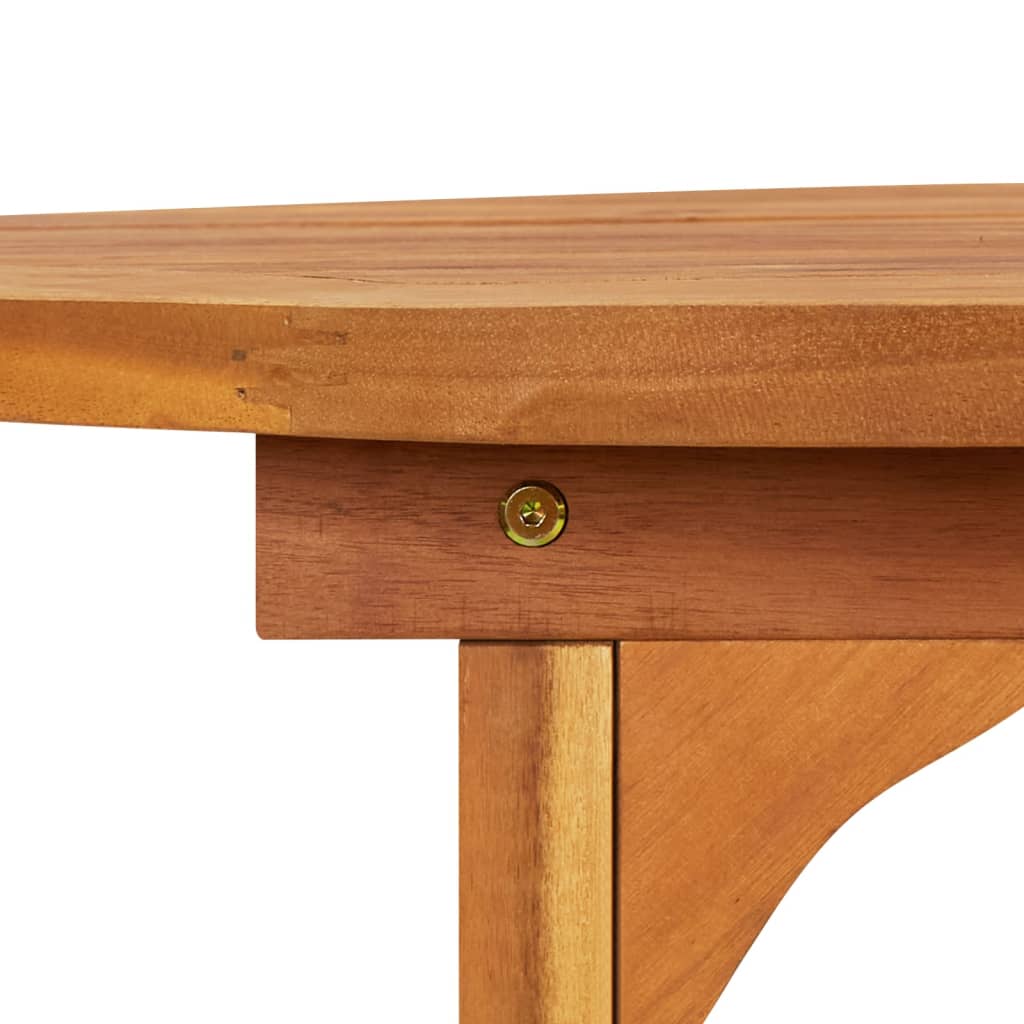 vidaXL Garten-Esstisch 180x90x75 cm Massivholz Akazie