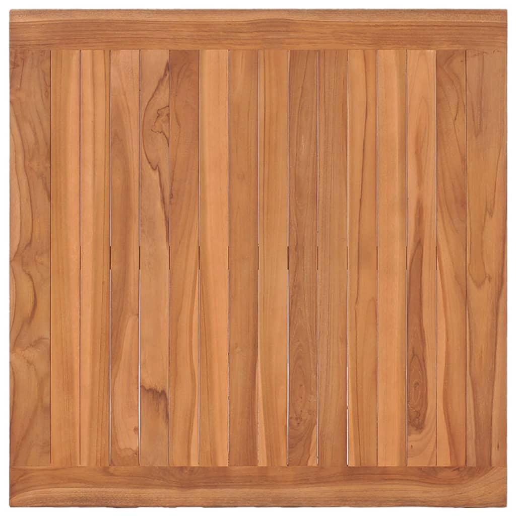 vidaXL Batavia-Tisch 85x85x75 cm Teak Massivholz