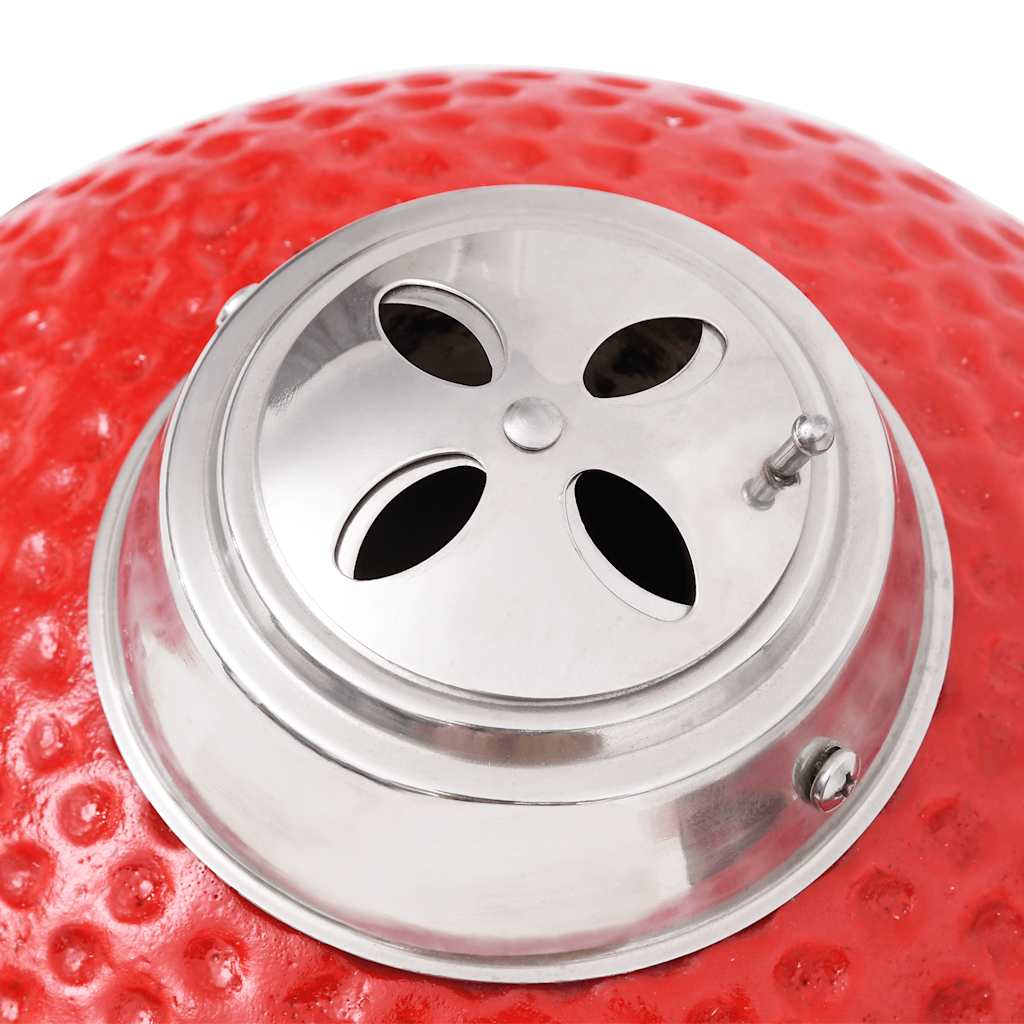 vidaXL Kamado-Grill und Smoker Keramik 33 cm