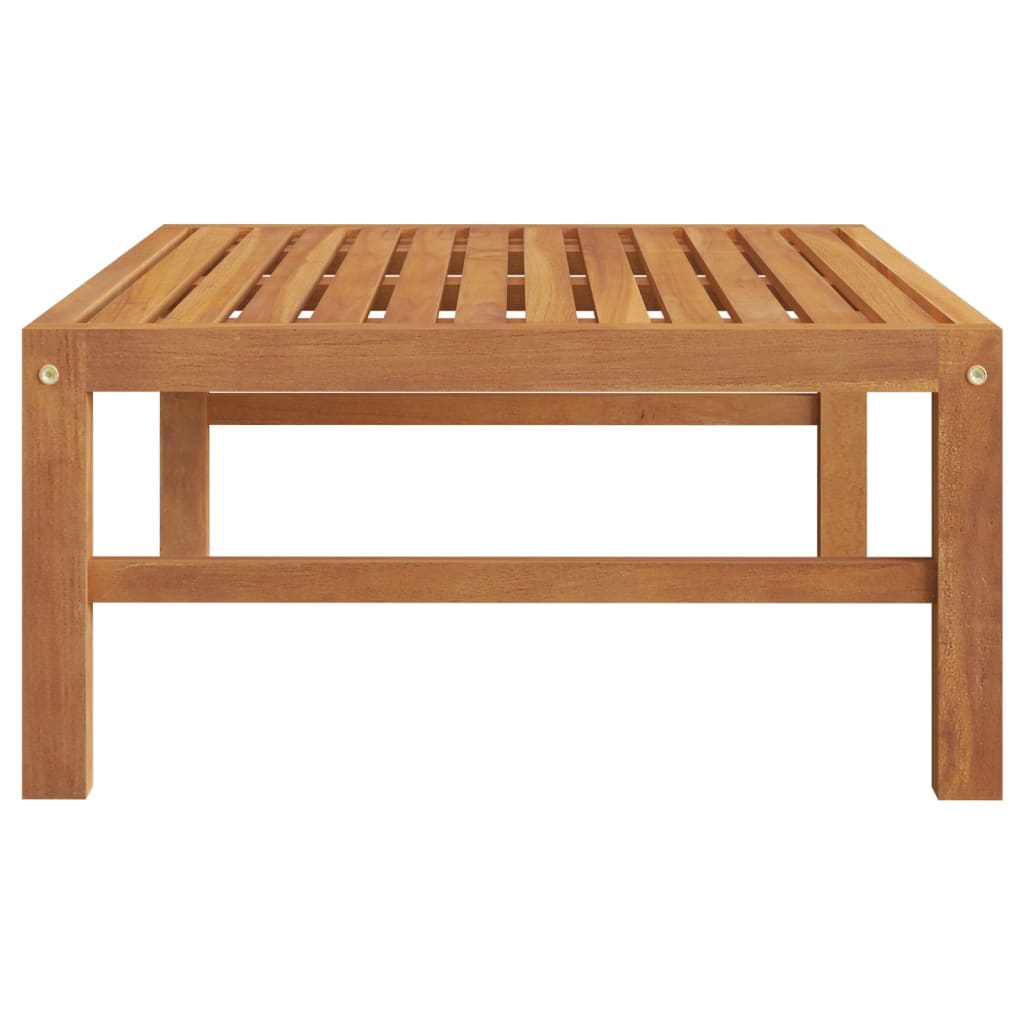 vidaXL Gartentisch 63x63x30 cm Massivholz Teak