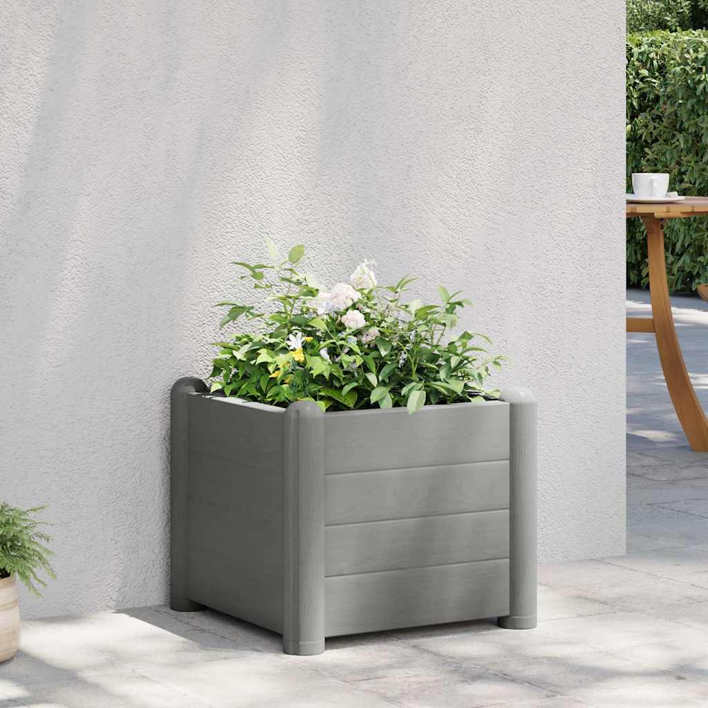 Garten-Hochbeet PP Mokka 43x43x35 cm