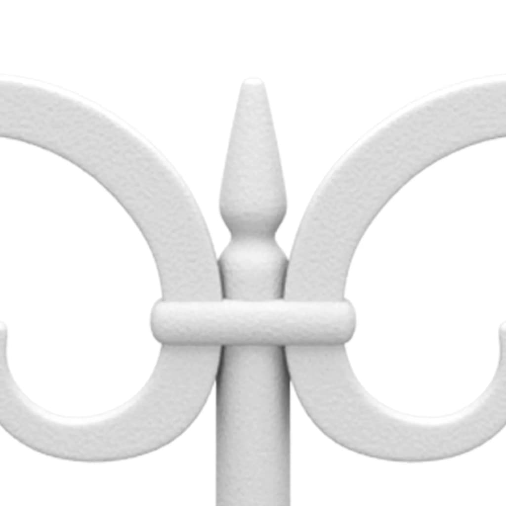 vidaXL Rasenkanten 17 Stk. Weiß 10 m PP