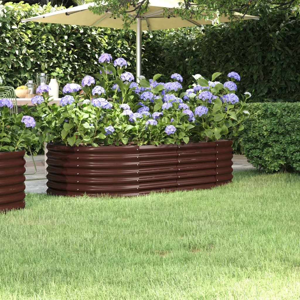 Hochbeet Verzinkter Stahl 152x80x36 cm Grün