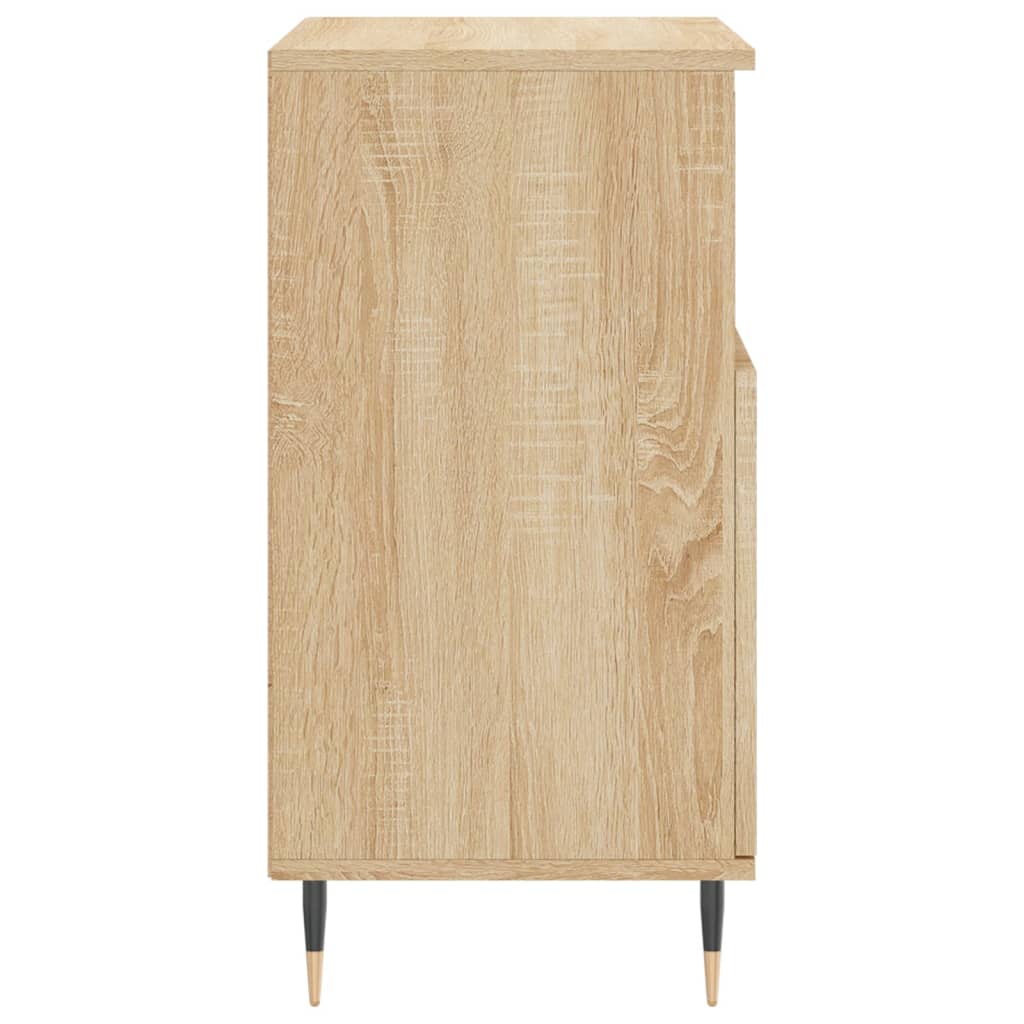 vidaXL Sideboards 2 Stk. Sonoma-Eiche Holzwerkstoff