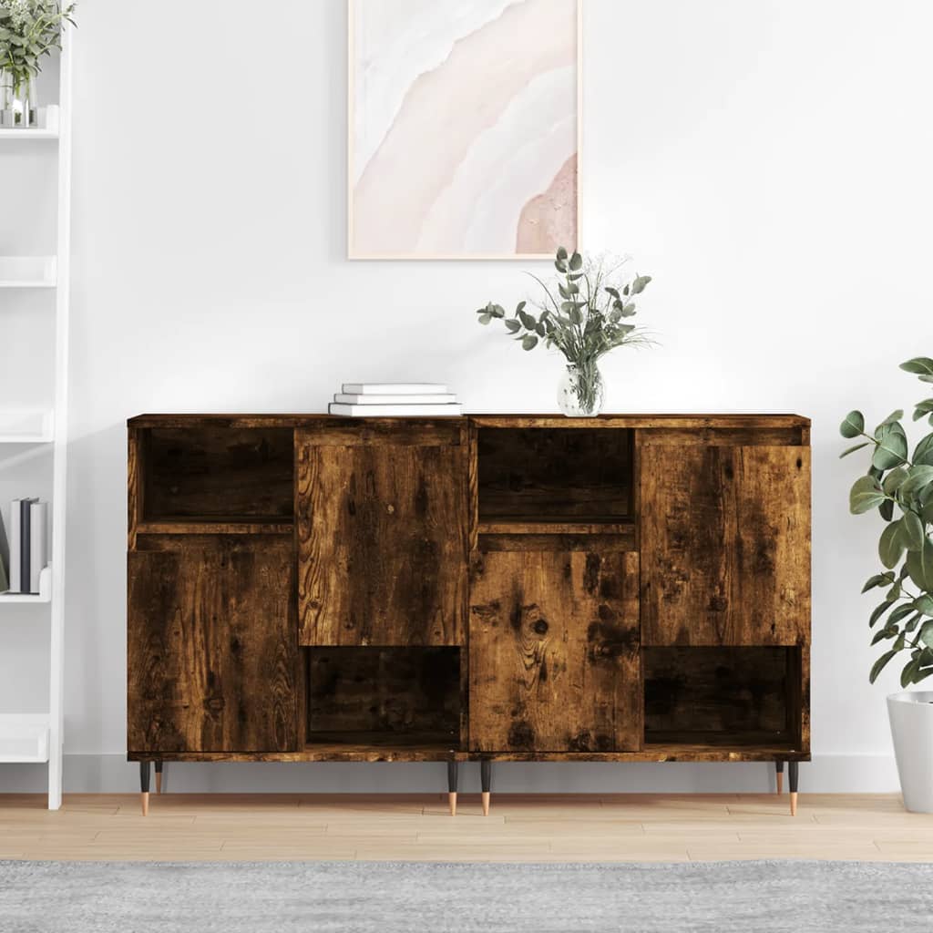 Sideboards 2 Stk. Sonoma-Eiche Holzwerkstoff