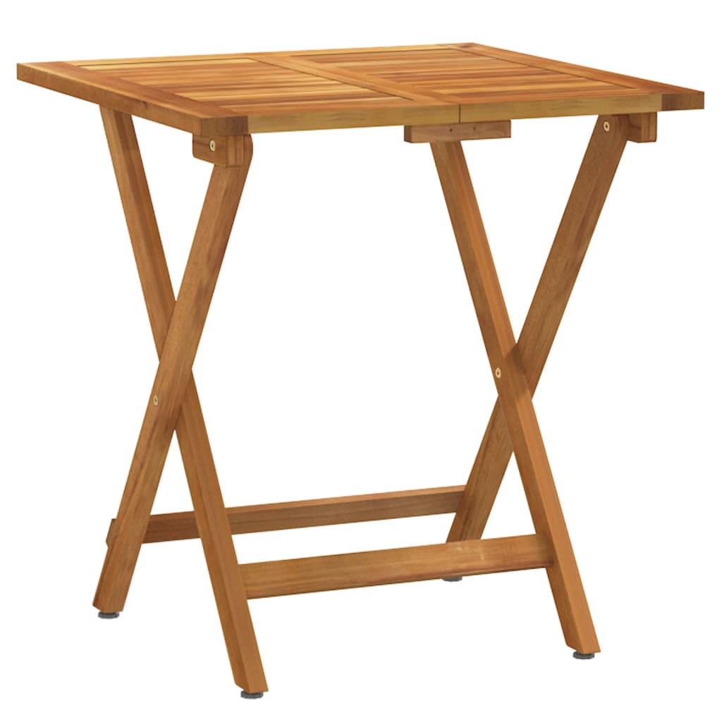 3-tlg. Bistro-Set Klappbar Massivholz Akazie