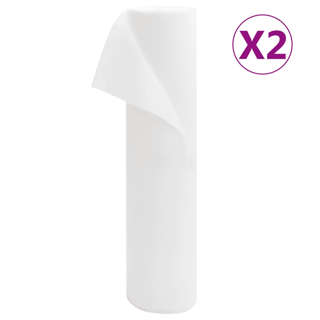 vidaXL Wintervlies 2 Rollen 70 g/m² 10x1,6 m