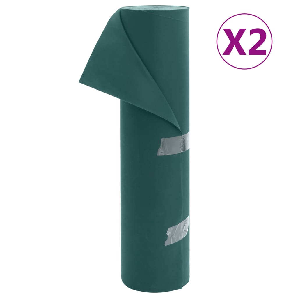 vidaXL Wintervlies 2 Rollen 70 g/m² 10x1,6 m