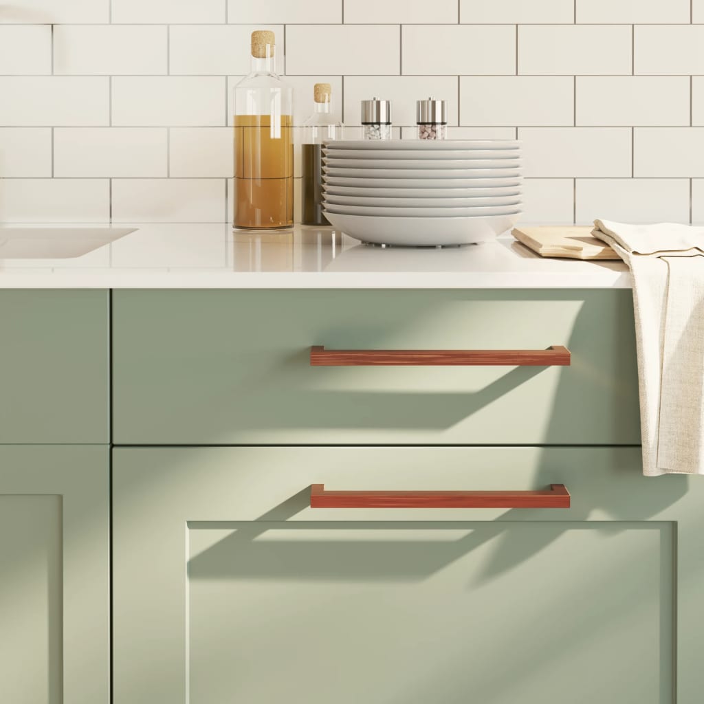 vidaXL Möbelgriffe 10 Stk. Silbern 64 mm Edelstahl